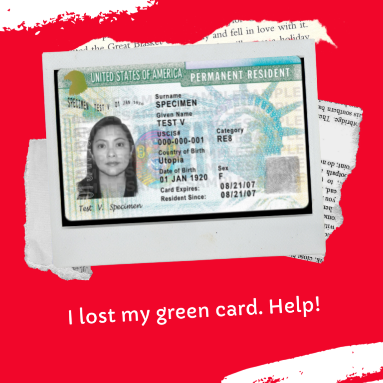 How do I replace a lost green card? Law Offices of Chirnese L. Liverpool